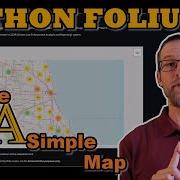 Create A Simple Map With Python Folium Tutorial 1