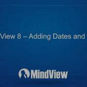 MindView 8 Добавление дат и времени в вашу интеллект карту