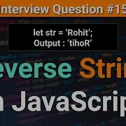 How To Reverse String In JavaScript JavaScript Tutorials In Hindi Interview Question 15