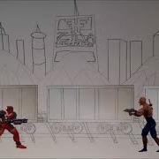 Deadpool VS Lo Wang Sprite Animation