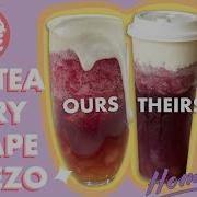 HEYTEA S Very Grape Cheezo FLUFFY SATISFYING LINQ KITCHEN