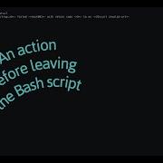 Example Of Bash Trap