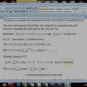 Conditional Distribution Conditional Density And Chain Rule Exercise