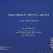 Lecture 36 Factor Analysis 05 01 2017