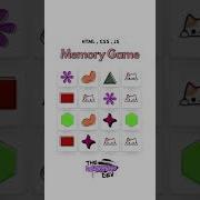 Memory Game Using HTML CSS Javascript Javascript Project For Beginners