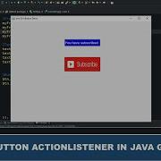 Java GUI Tutorial 36 JButton Class In Java GUI With ActionListener Interface Demo