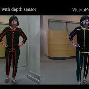 Real Time Skeleton Detection Demo With VisionPose And Depth Sensor Camera