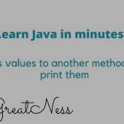 Java Programming How To Easily Pass Values To Another Method And Print Them Tutorial