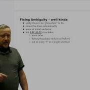 Fixing Ambiguity
