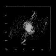 Galaxy Collision 100k Particles
