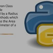 Write A Python Class Named Circle Constructed By A Radius And Two Methods Which Will Compute The Are