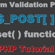 Beginner PHP Tutorial 43 How Form Data Validation In PHP