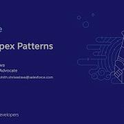 CodeLive Basic Apex Patterns