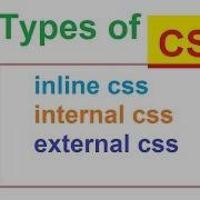 Inline Internal External Css Tutorial Inline Internal External Css