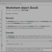 06 Excel VBA Fundamentals Excel S Worksheets Object And Properties