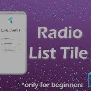 Radio List Tile Widget Flutter Radio List Tile