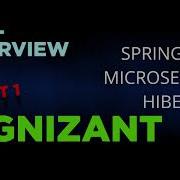 Cognizant Real Time Java Interview Series Interview 15 Part 1
