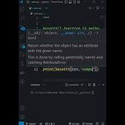 Hasattr Function In Python Shorts Short Ytshorts