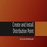 Install And Configure Distribution Point In SCCM