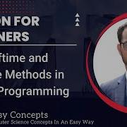 Python For Beginners L26 Strftime And Strptime Methods In Python Programming