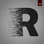 Dispersion Letter Effects In Adobe Illustrator