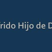 SUFRIDO HIJO DE DIOS