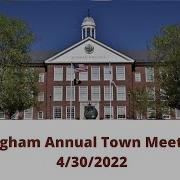 Hingham Annual Town Meeting 4 30 2022