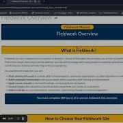 How To Import A Fieldwork Module Template In BCourse