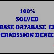 SOLVED 100 Failed Firebase Database Error Permission Denied