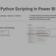 Run Python Scripts In Power BI Desktop
