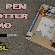 CNC Pen Plotter Demo Adam Savage Line Art