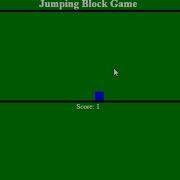Simple Jumping Block Game In JavaScript