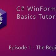 1 C WinForms Basics The Beginning