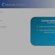 Classes Part 12 Constructors Java