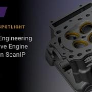 Reverse Engineering Automotive Engine From CT In Simpleware Software