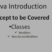 Non Access Modifier In Java