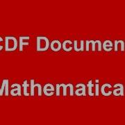 Mathematica Create CDF Document