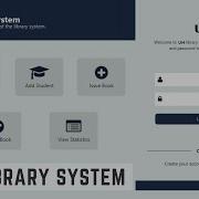Library System JavaFX MySQL
