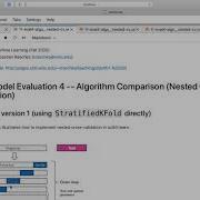 11 6 Nested CV For Algorithm Selection Code Example L11 Model Eval Part 4