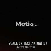 Scale Up Text Animation Tutorial In After Effects