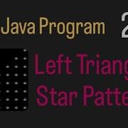 Print Left Triangle Star Pattern In Java L Starpattern CoderSandy0