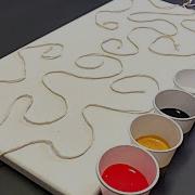 String Pulling With Acrylics 006 STRINGS 1 CE Wigglz Art Fluid Art Beginners Technique