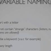 JS02 Variables Part I