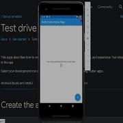 First Sample App Counter App In Flutter On The Test Drive Page
