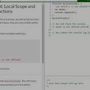 Basic JavaScript Local Scope And Functions Free Code Camp Dani