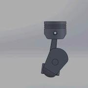 PISTON ASSEMBLY ZERO OFFSET OF GUDGEON PIN