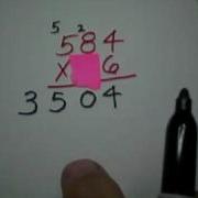 Multiplication 584 X 36 Standard Algorithm