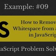How To Remove All Whitespace From A String In JavaScript JS Problem Solving Learn With Sazzad