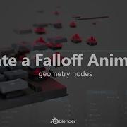 Create This Falloff Animation In Blender Geometry Nodes