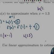 Linear Approximation Calc1 Examples 26